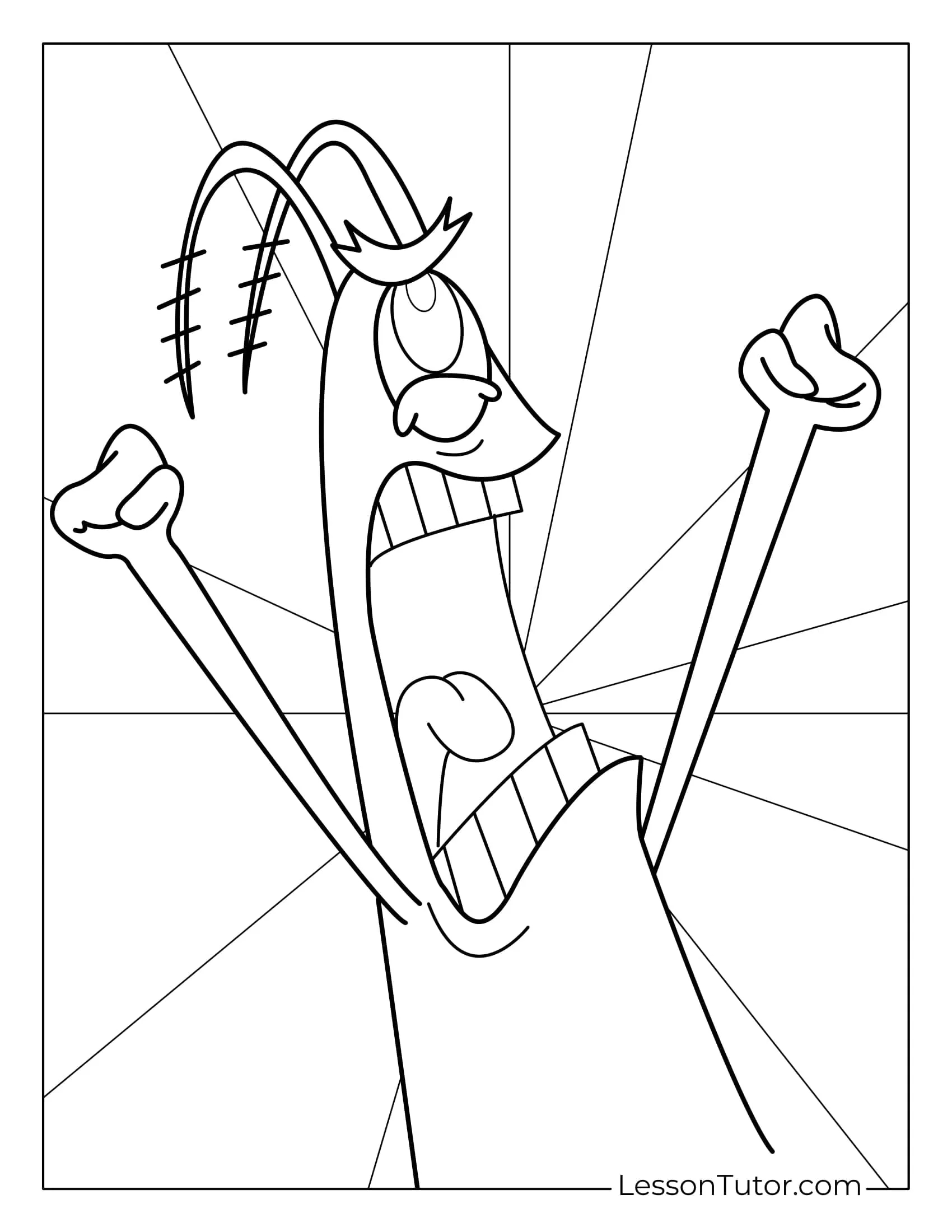 Plankton Coloring Pages Lesson Tutor