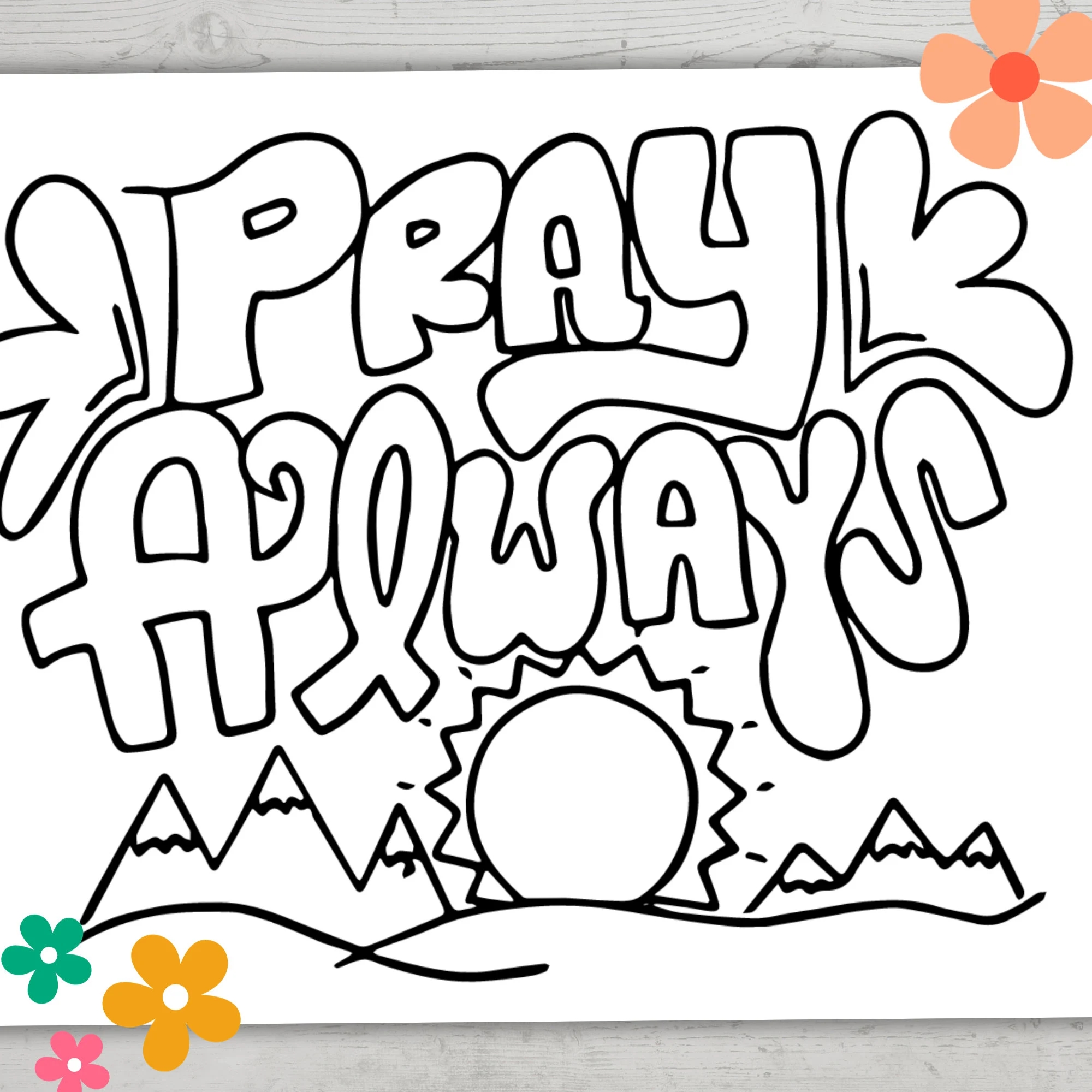 Praying For You Coloring Pages