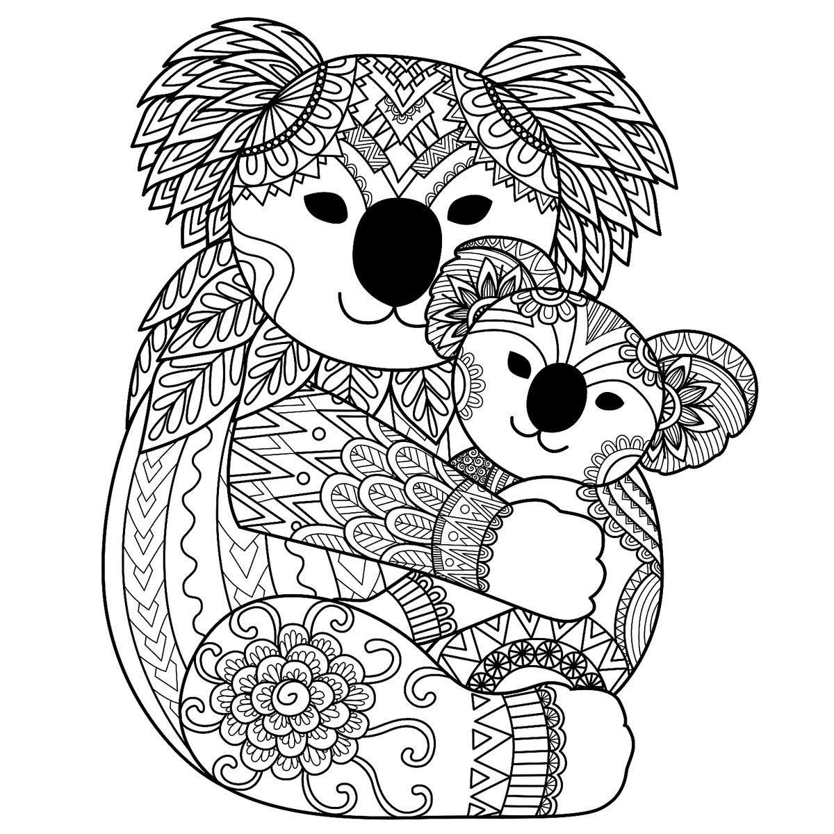 Premium Vector Cute Animal Coloring Pages For Kids Worksheets Library