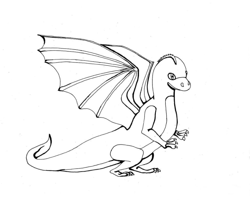Printable Funny Dragon Coloring Page Download Print Or Color Online For Free