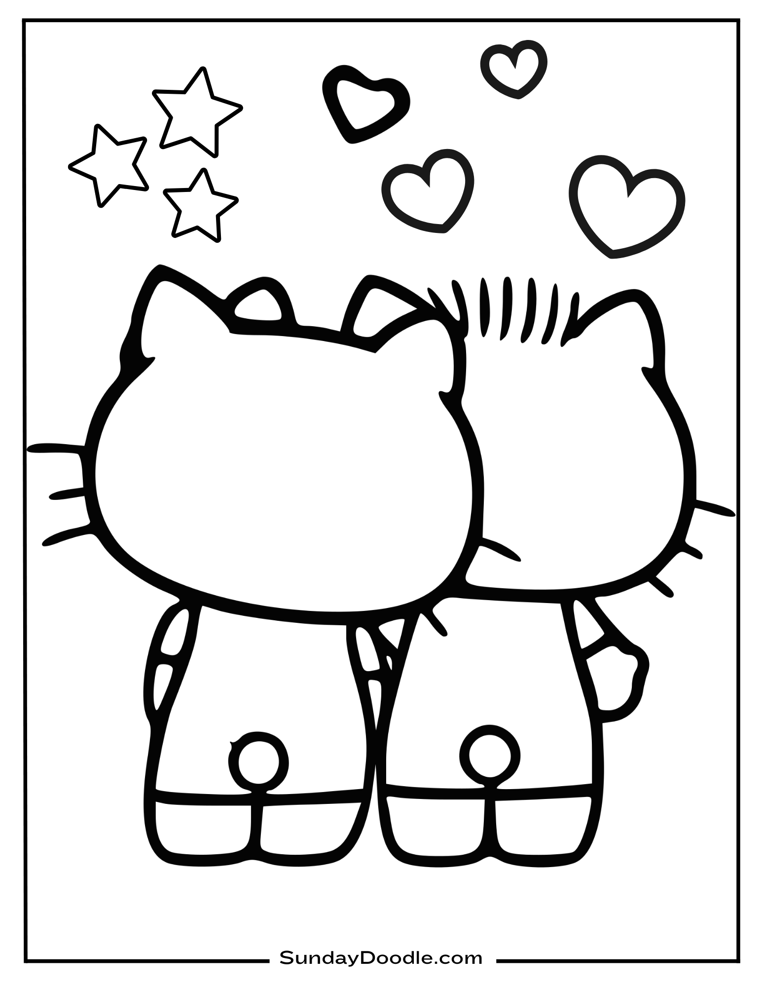 Printable Hello Kitty Coloring Sheets Fun For Kids Fans