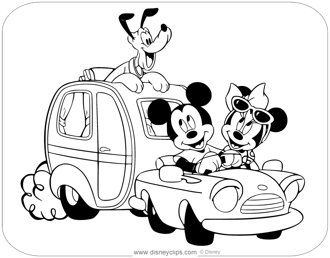 Mickey Mouse Coloring Pages Easy Mickey Mouse Coloring Pages Easy