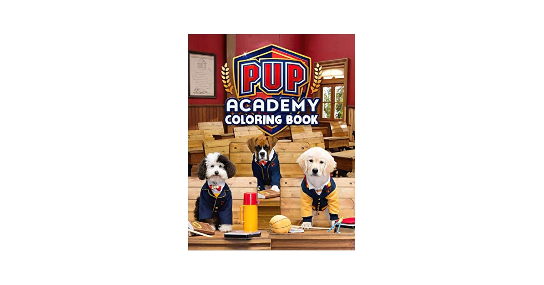 Pup Academy Coloring Book A Fantastic Coloring Book Giving Plenty Of Images Of Pup Academy To Relax And Relieve Stress Mitsukobayashi Amazon sg Books