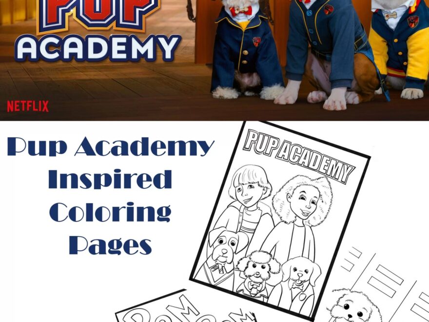 Pup Academy Coloring Pages Instant Download From Home