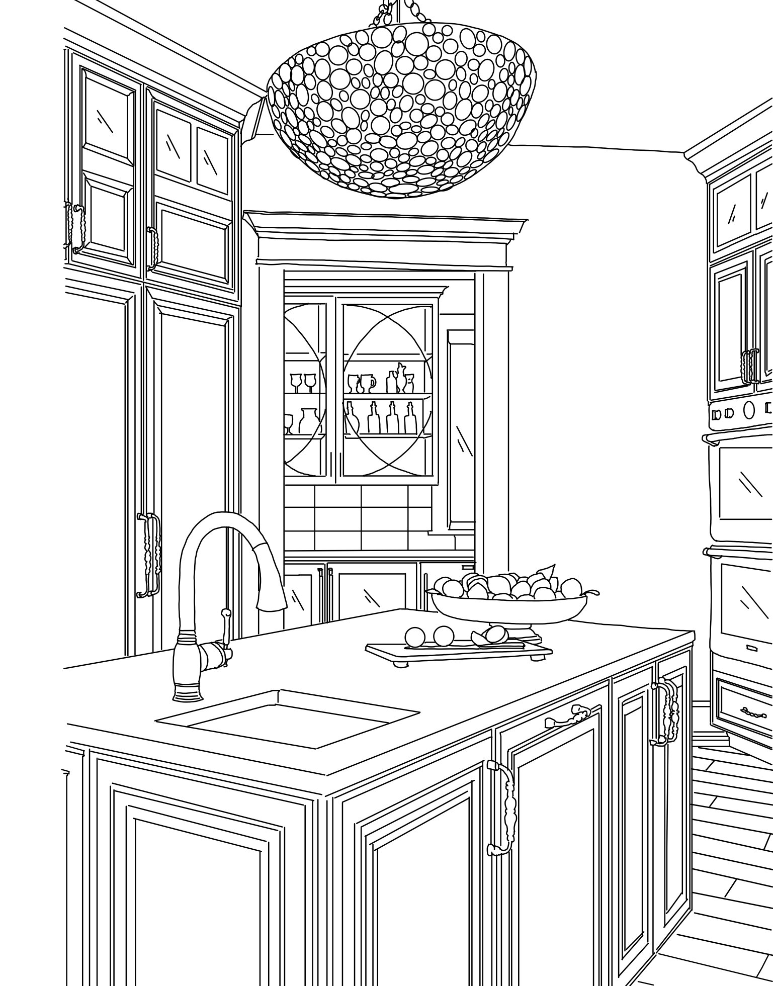 House Design Coloring Pages