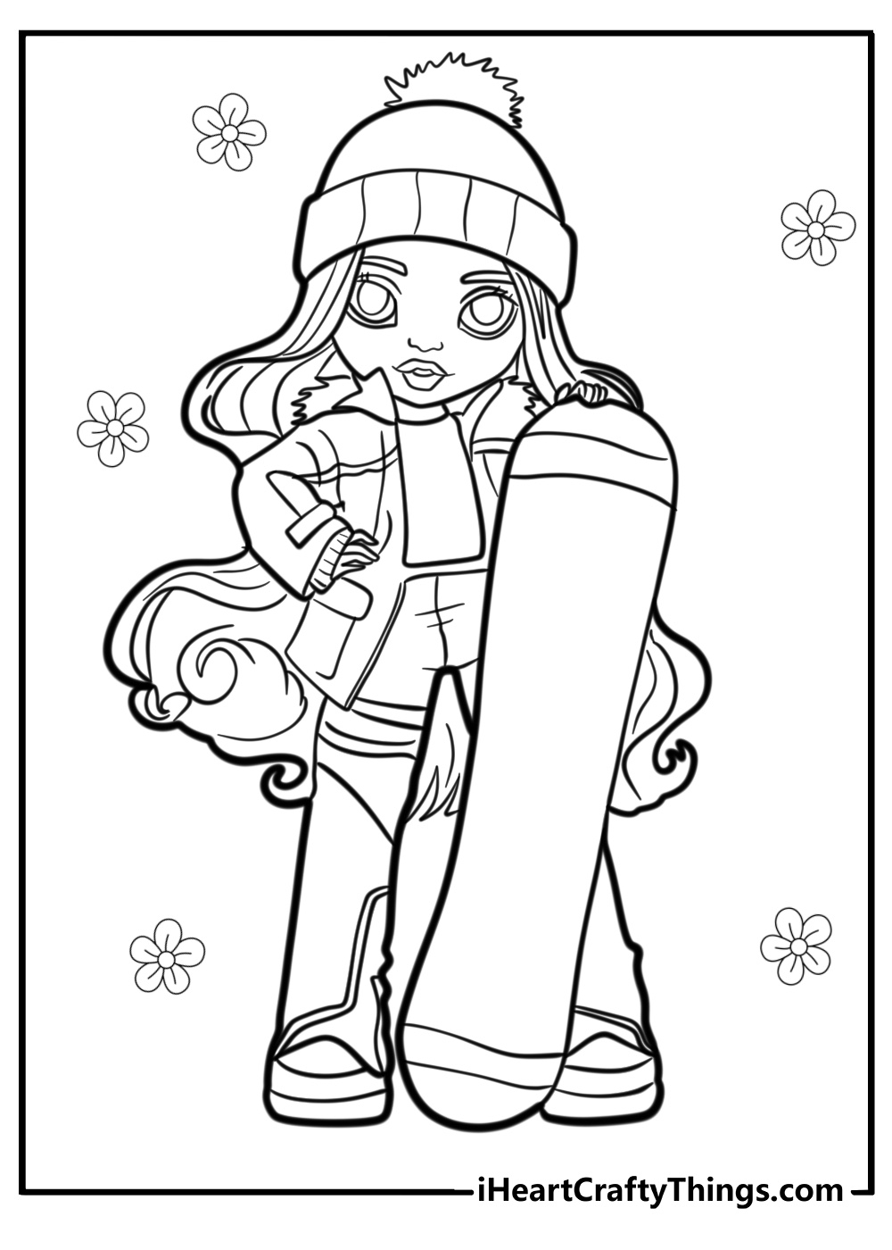 Rainbow High Coloring Pages Amaya