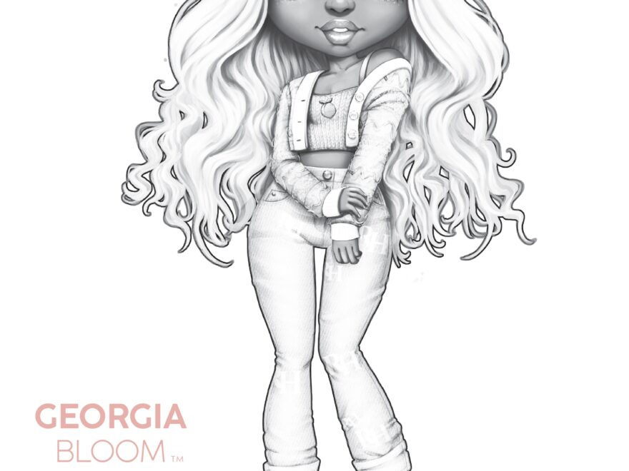 Rainbow High Coloring Pages YouLoveIt