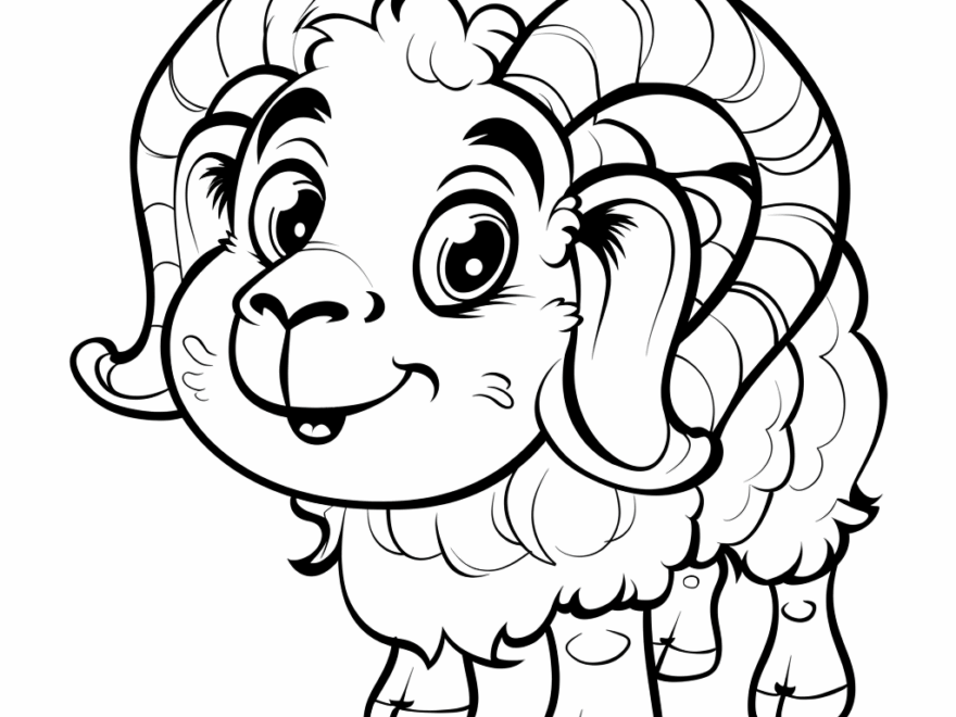 Ram Coloring Pages Free Printable