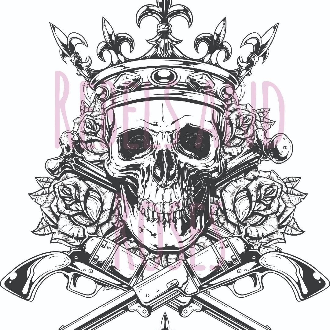 Rebels And Roses Boutique On X Skull Coloring Page Download And Print Right At Home Get Creative And Explore All Kinds Of Techniques Great For Kids And Adults That Love To Color 