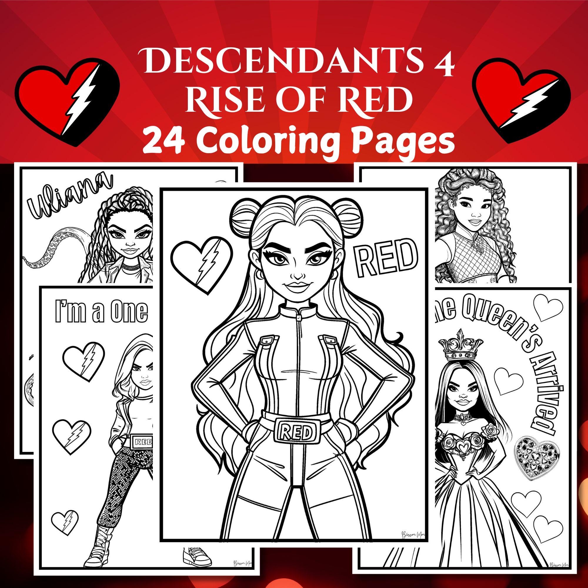 Coloring Pages For Girls Descendants