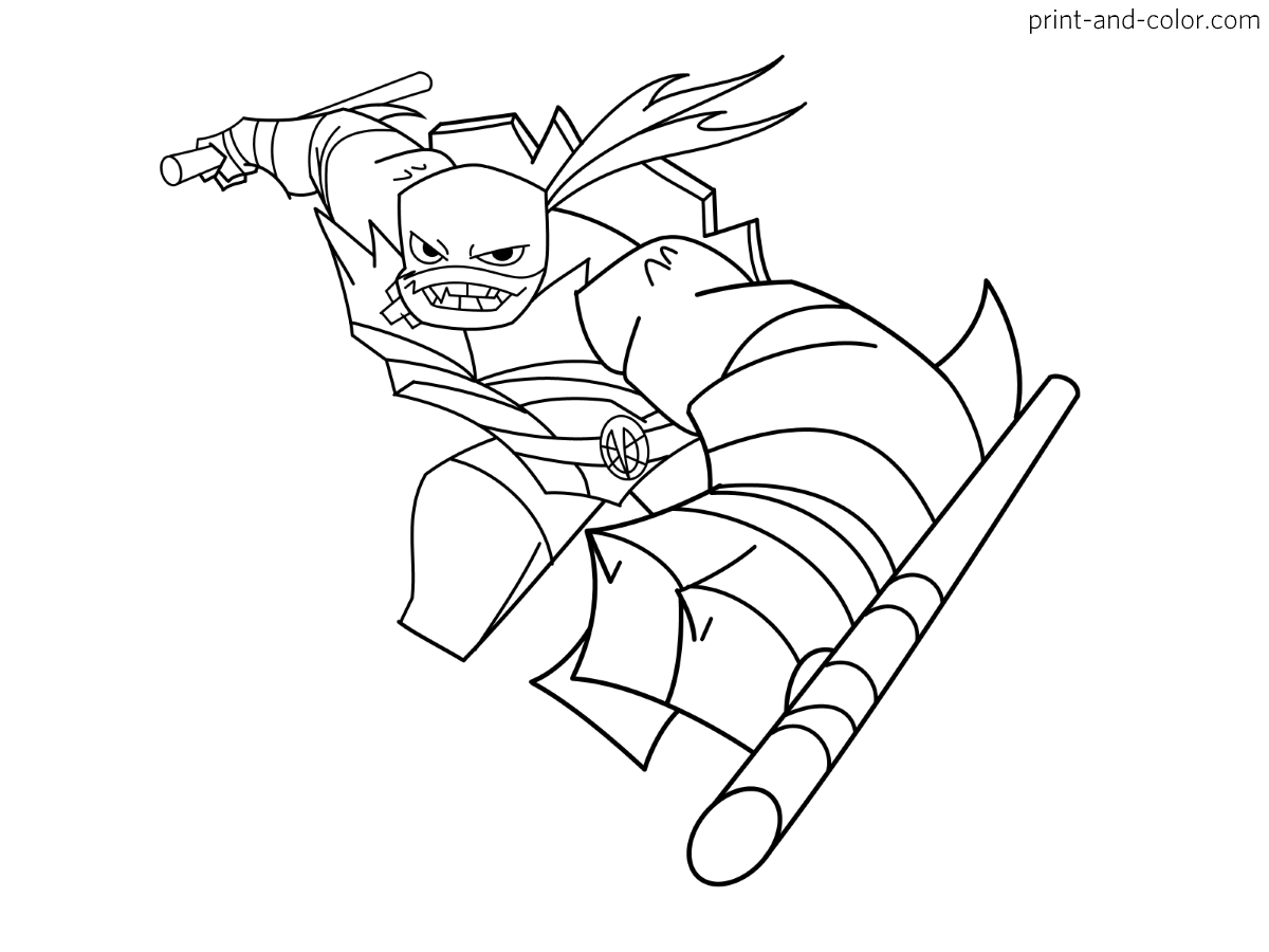 Rise Of Teenage Mutant Ninja Turtles Coloring Pages Print And Color