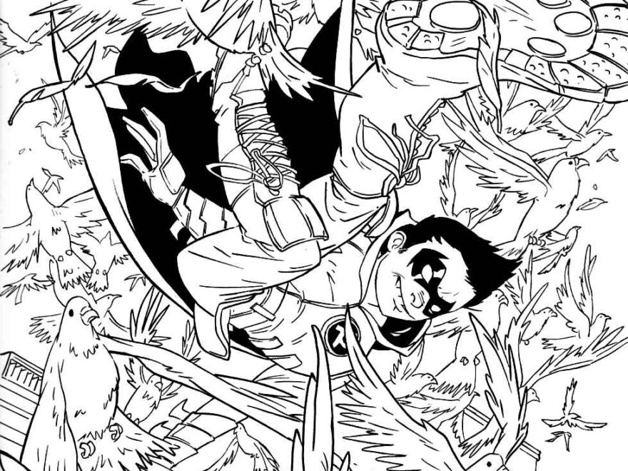 Robin Son Of Batman 8 Adult Coloring Book Variant Edition DC Comic Dreamlandcomics Online Store