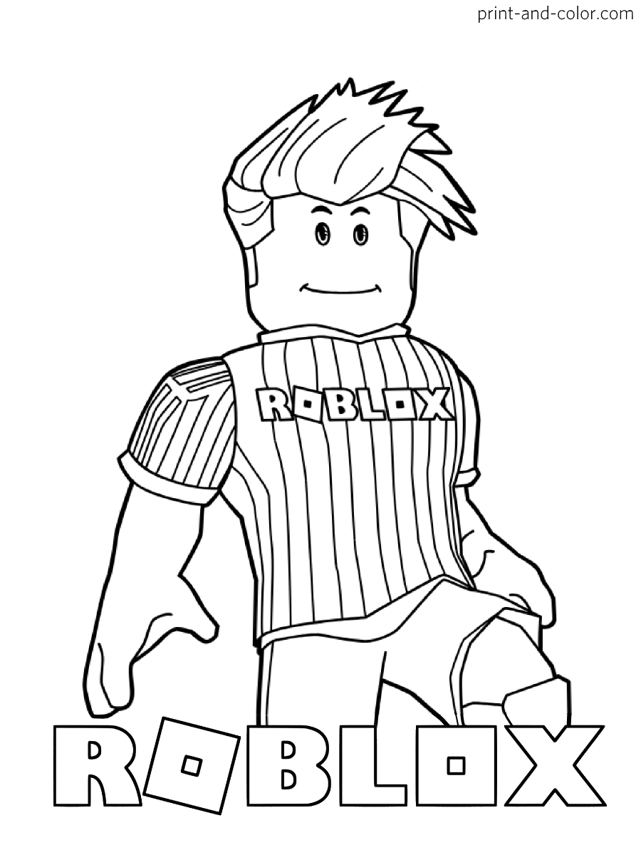 Roblox Coloring Pages Print And Color