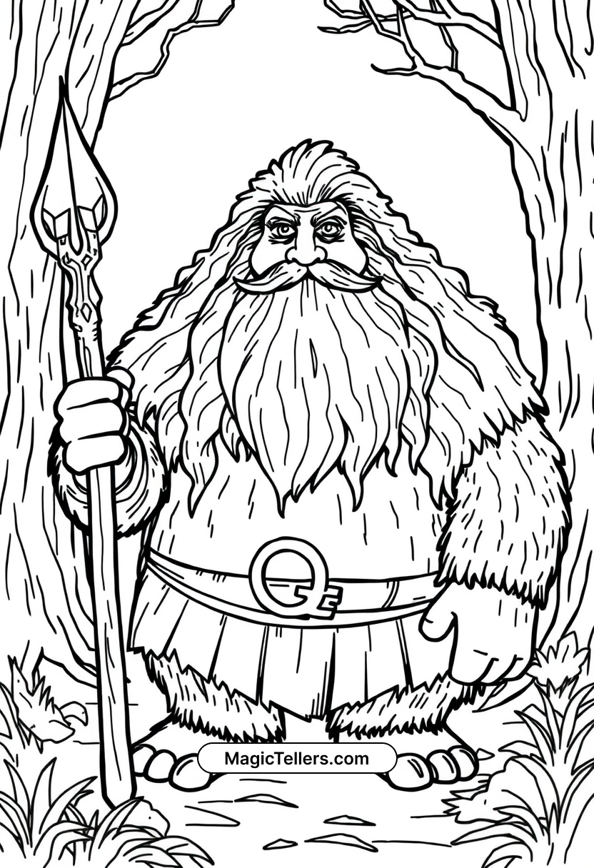 Harry Potter Coloring Pages Hagrid