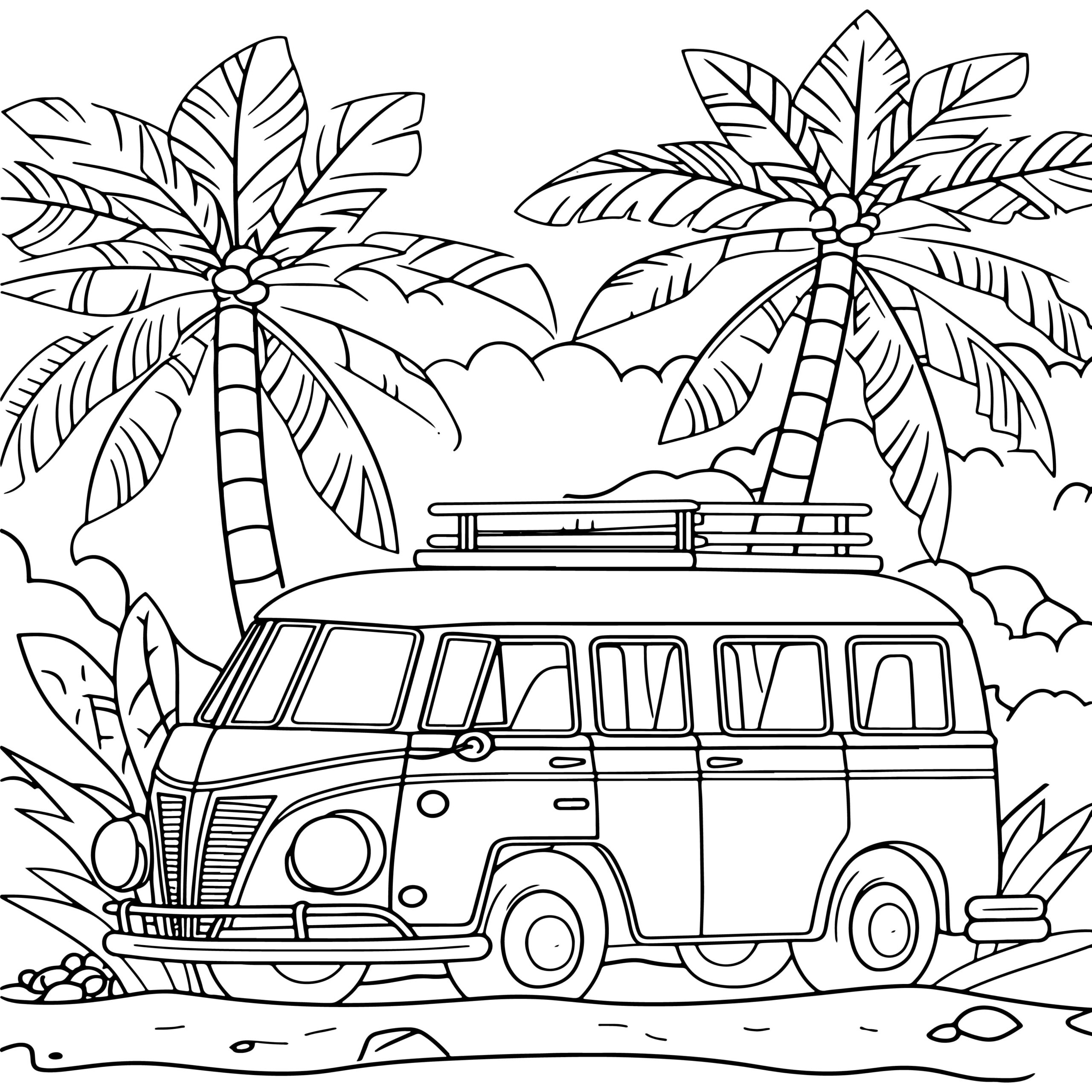 RV Road Trip Coloring Book Scenic Landscapes For Stress Relief And Relaxation Made By Teachers