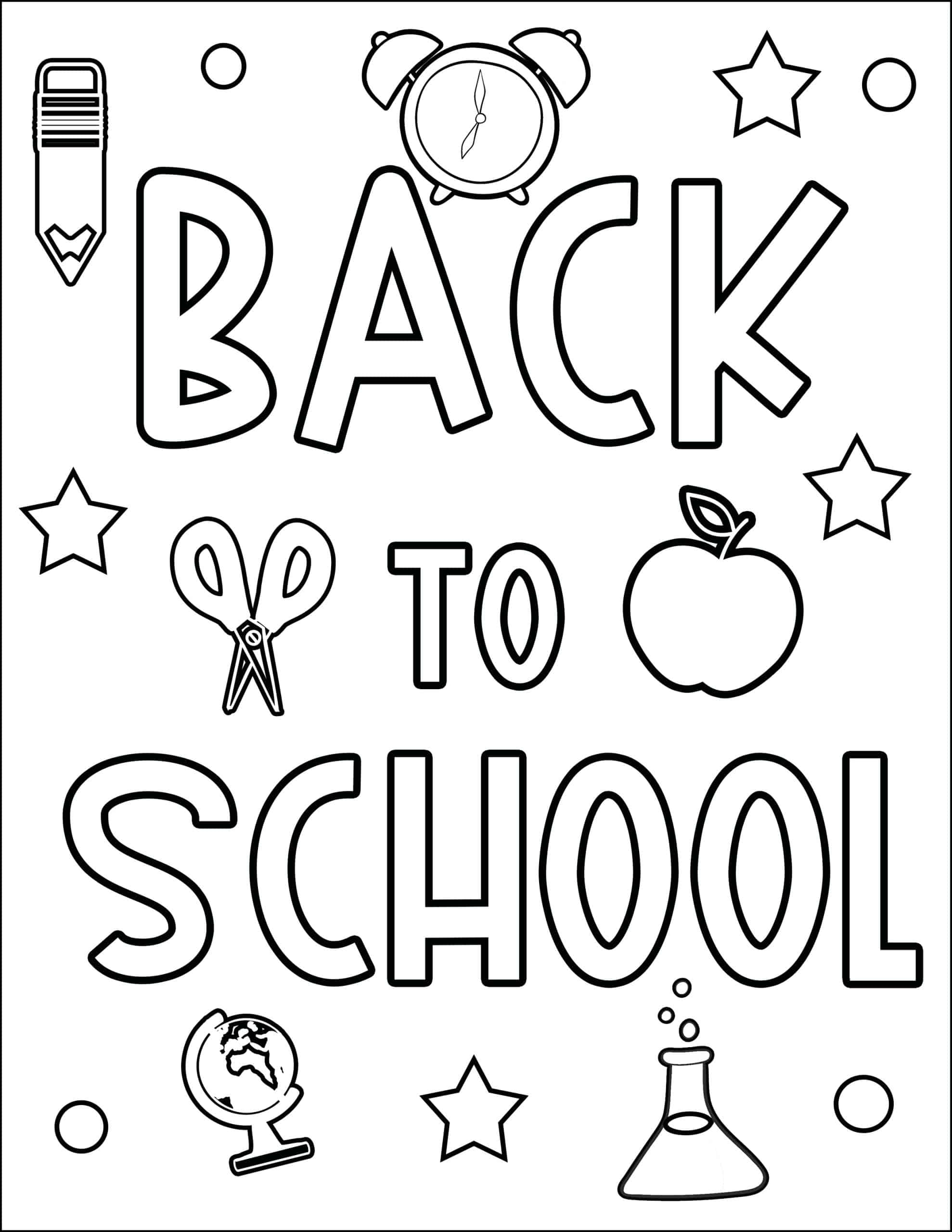 School Coloring Pages ColoringLib
