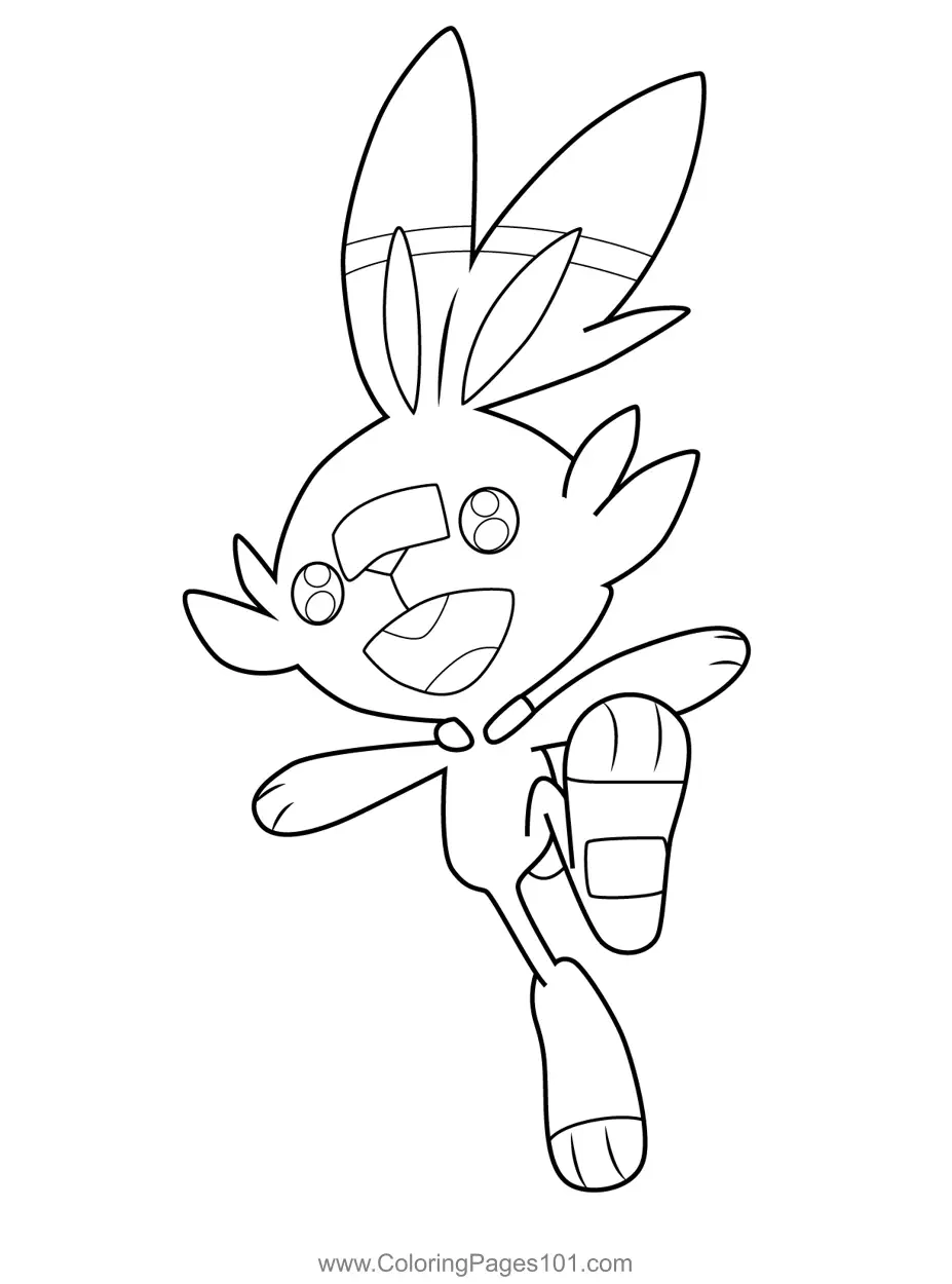 Scorbunny Pokemon Coloring Page For Kids Free Pokemon Printable Coloring Pages Online For Kids ColoringPages101 Coloring Pages For Kids Scorbunny Pokemon Coloring Page For Kids Free Pokemon Printable Coloring Pages Online For Kids ColoringPages101 Coloring Pages For Kids