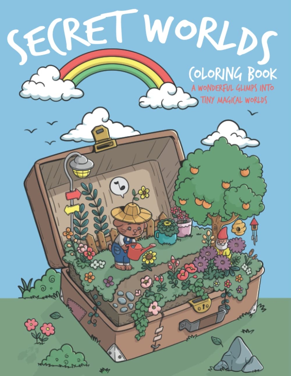 Secret Worlds Coloring Book Unique Glimpse Into The Secret Life Of Magical Tiny Creatures And Their Cozy Homes By Emily Chowa Goodreads
