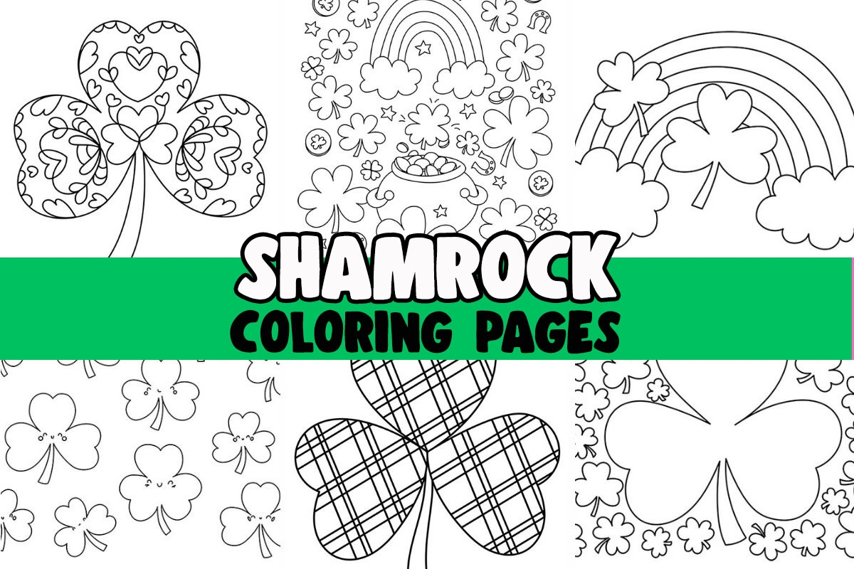 Shamrock Wreath Coloring Pages