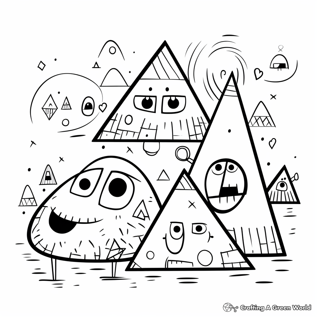 Shapes Coloring Pages Free Printable 