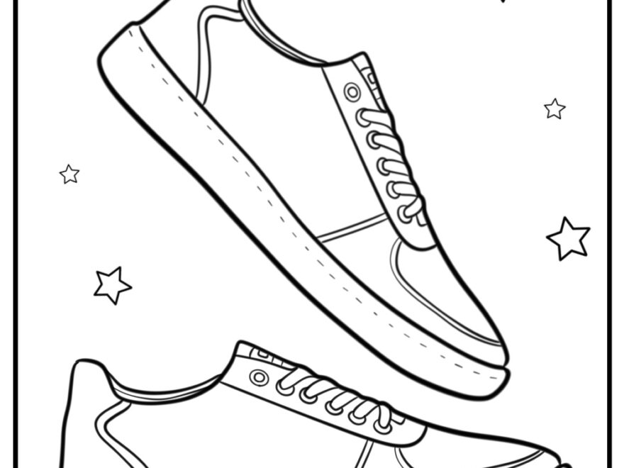 Shoes Coloring Pages 40 Free Printable Sheets For Kids