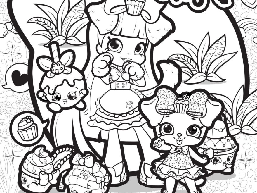 Shopkins Season 9 Wild Style 8 Coloring Page Printable