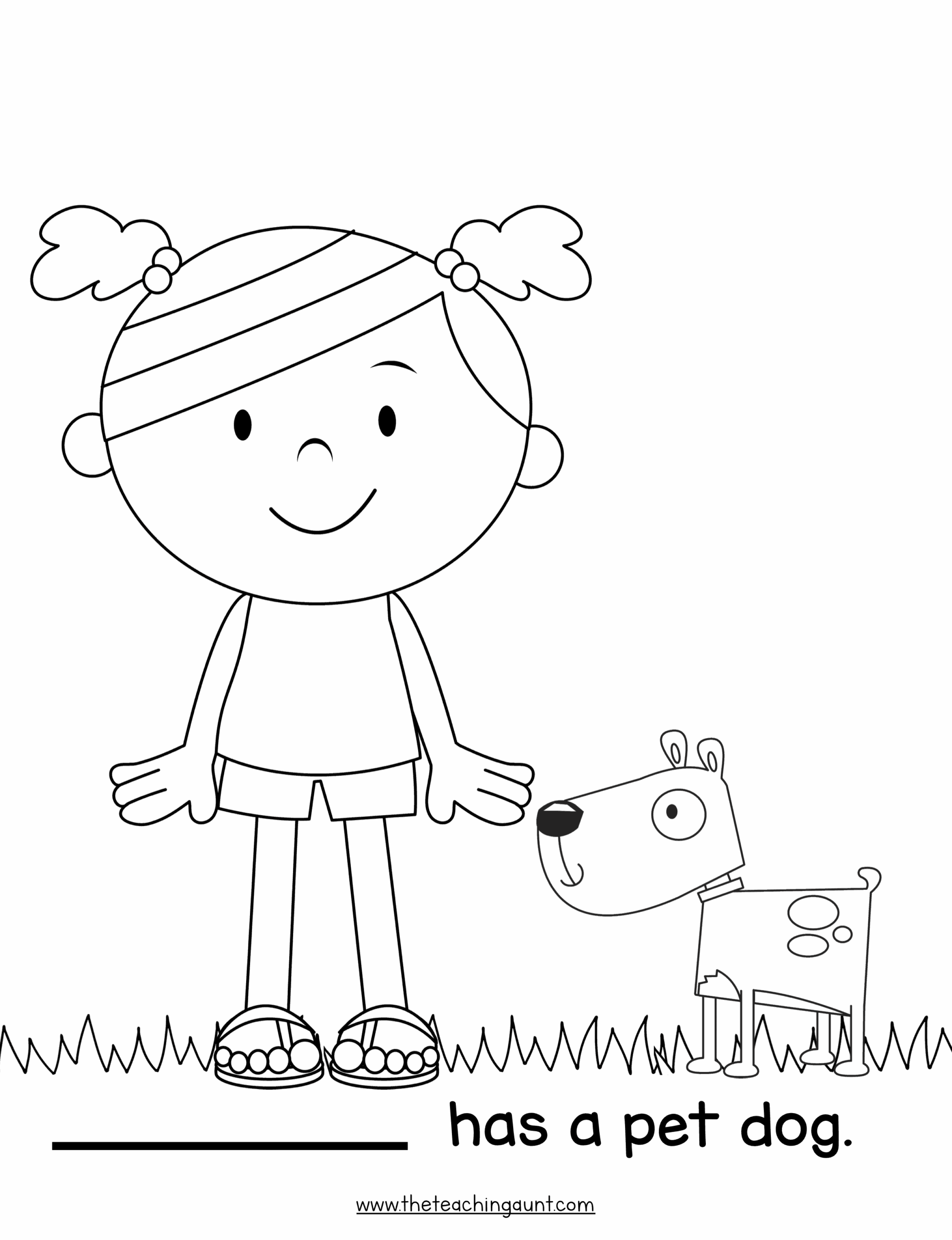 Simple Coloring Pages For Toddlers Free