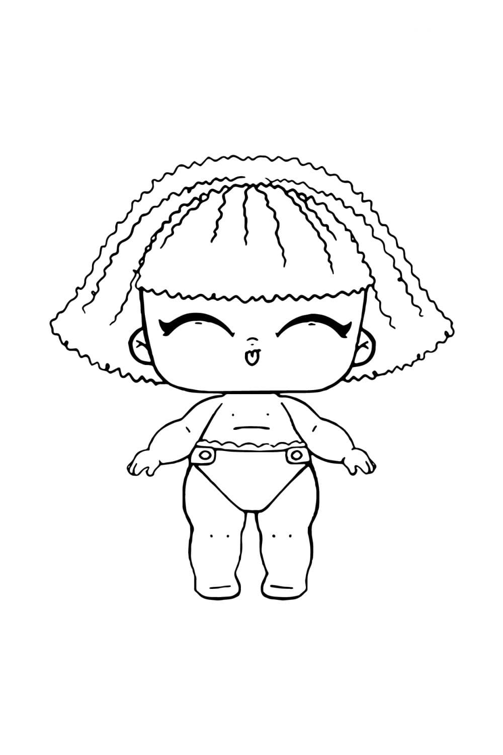Skater LOL Baby Coloring Page Download Print Or Color Online For Free Skater LOL Baby Coloring Page Download Print Or Color Online For Free