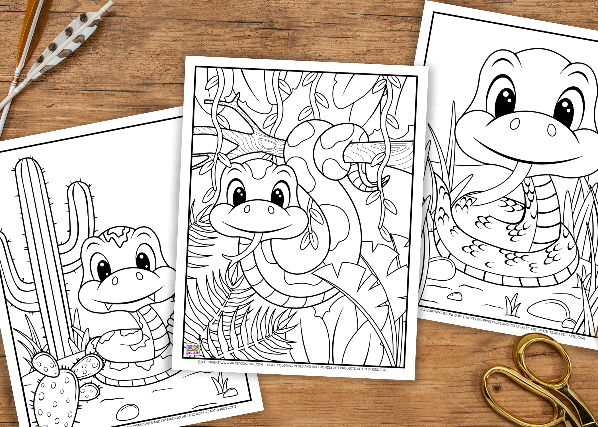 Snake Coloring Pages