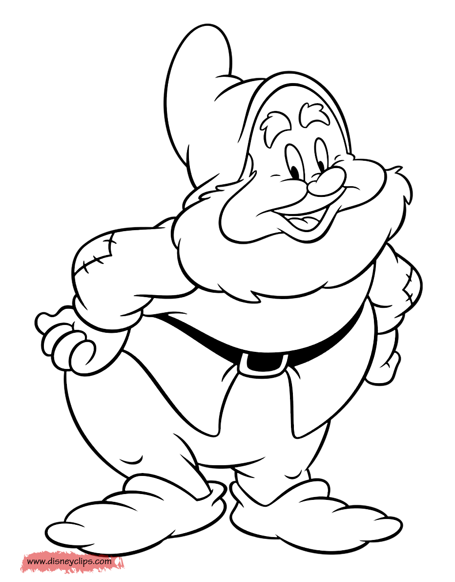 Snow White And The Seven Dwarfs Coloring Pages 4 Disneyclips Snow White And The Seven Dwarfs Coloring Pages 4 Disneyclips