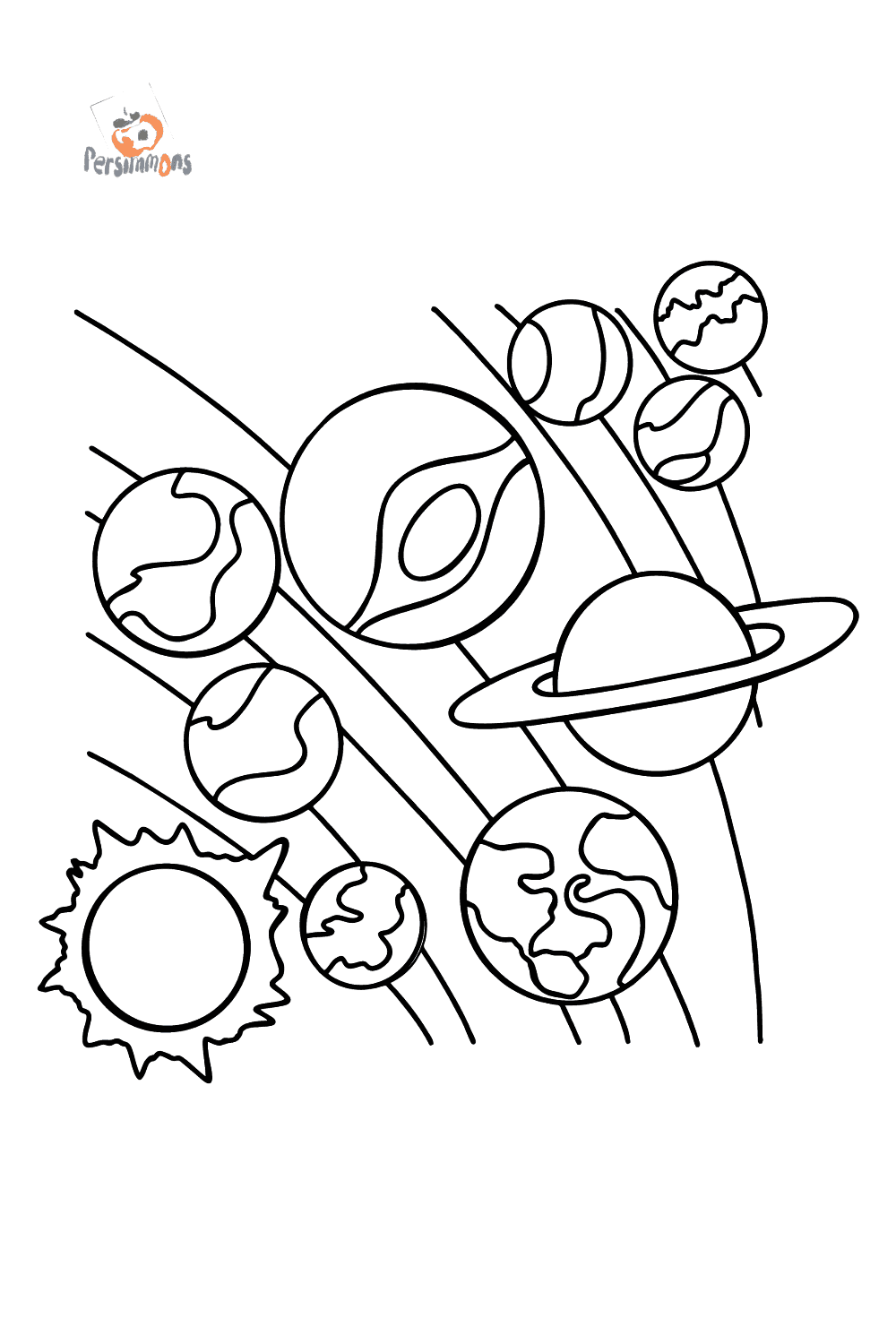 Solar System Coloring Page For Kids Online Or Printable For Free 