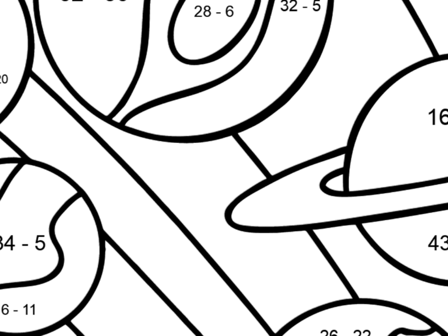 Solar System Coloring Page For Kids Online Or Printable For Free