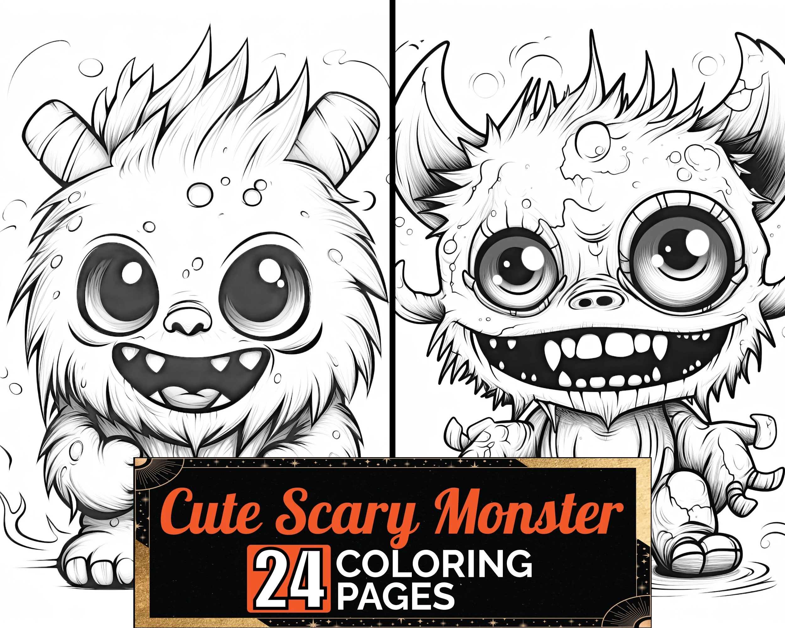 Somewhat Cute Scary Monster Coloring Book 24 Detail Greyscale Adult Kids Colouring Page A4 Size Sheet Printable Digital PDF Download Etsy Somewhat Cute Scary Monster Coloring Book 24 Detail Greyscale Adult Kids Colouring Page A4 Size Sheet Printable Digital PDF Download Etsy