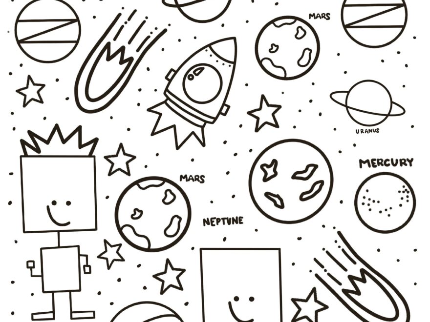 Space Coloring Page For Kids planet Coloring Page outer Space Coloring Pages kids Space Crafts kids Activity crafts For Kids coloring Sheets Etsy