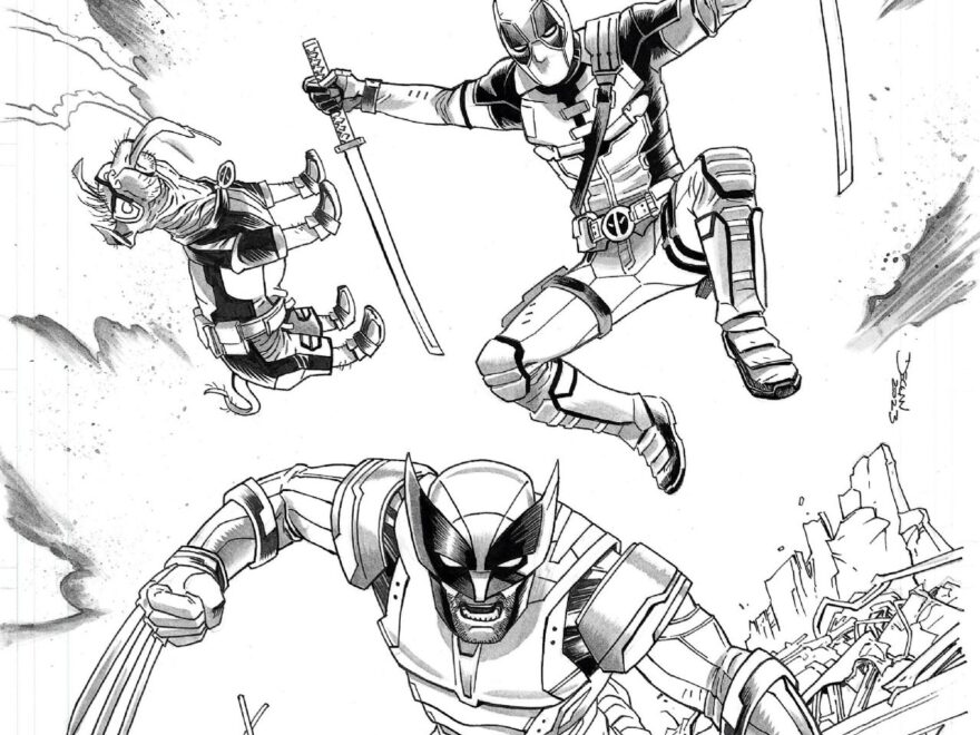 Spectacular Spider Men 6 Cover Art Volume 1 2024 Deadpool Wolverine Movie Variant With Dogpool In J Ledger s Marvel Comics Comic Art Gallery Room