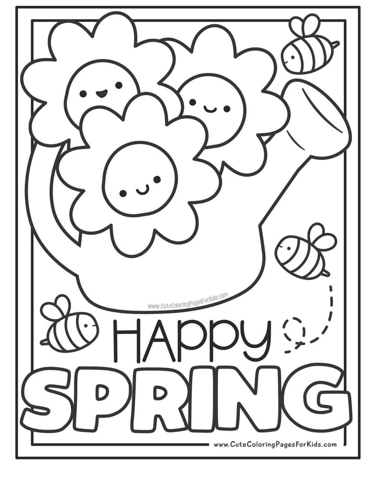 Spring Coloring Pages 14 Free Printable PDFs Cute Coloring Pages For Kids Spring Coloring Pages 14 Free Printable PDFs Cute Coloring Pages For Kids
