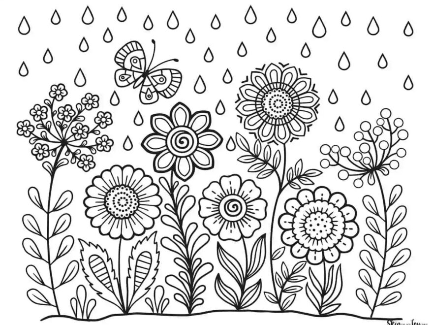 Spring Coloring Pages