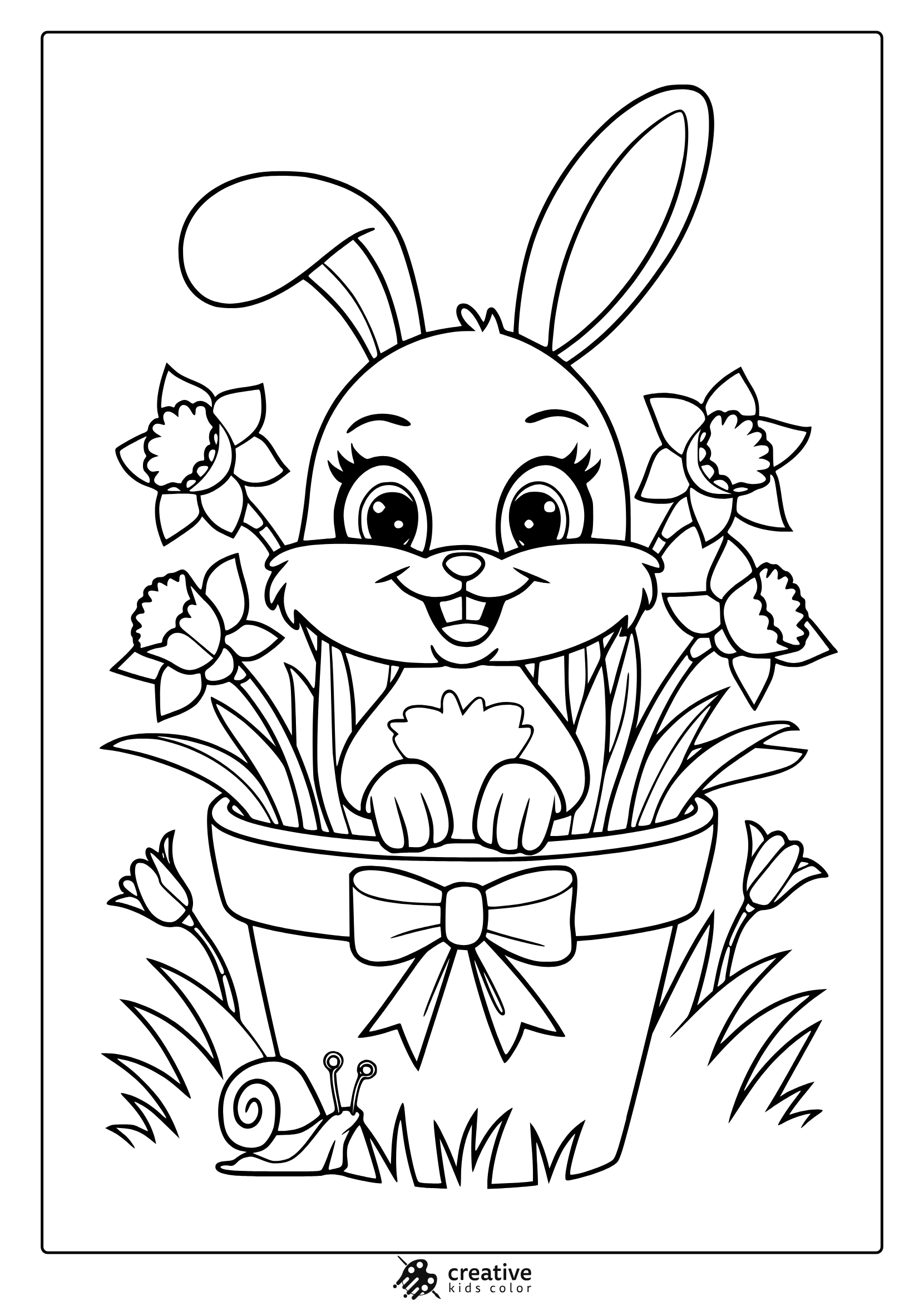Spring Coloring Pages Free Printable PDF 