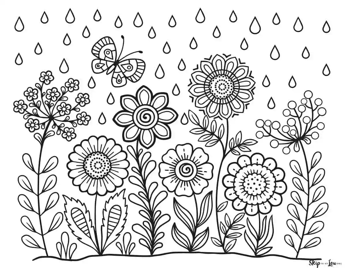 Spring Coloring Pages