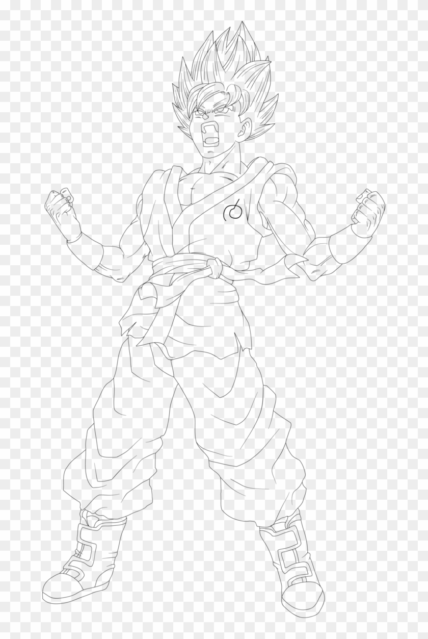 Dragon Ball Z Goku Super Saiyan Coloring Pages