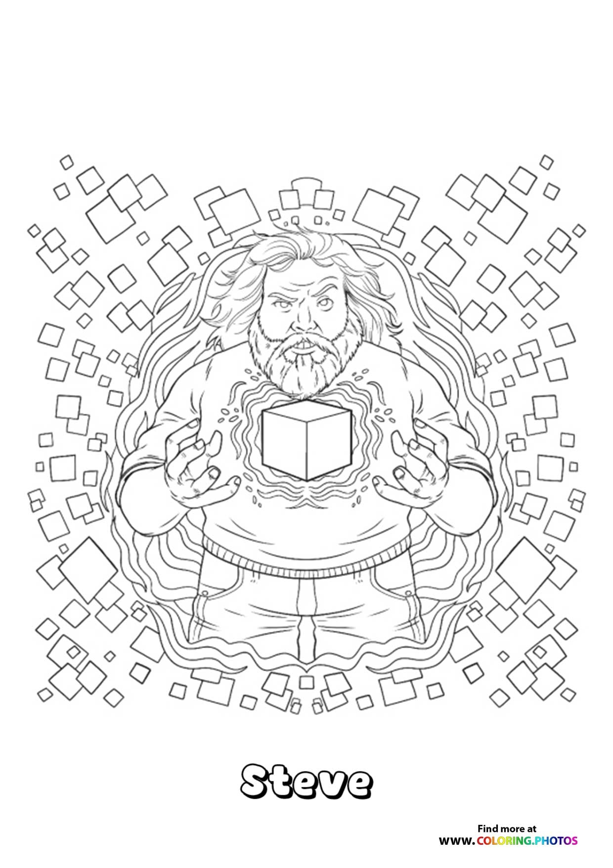 Minecraft The Movie Coloring Pages