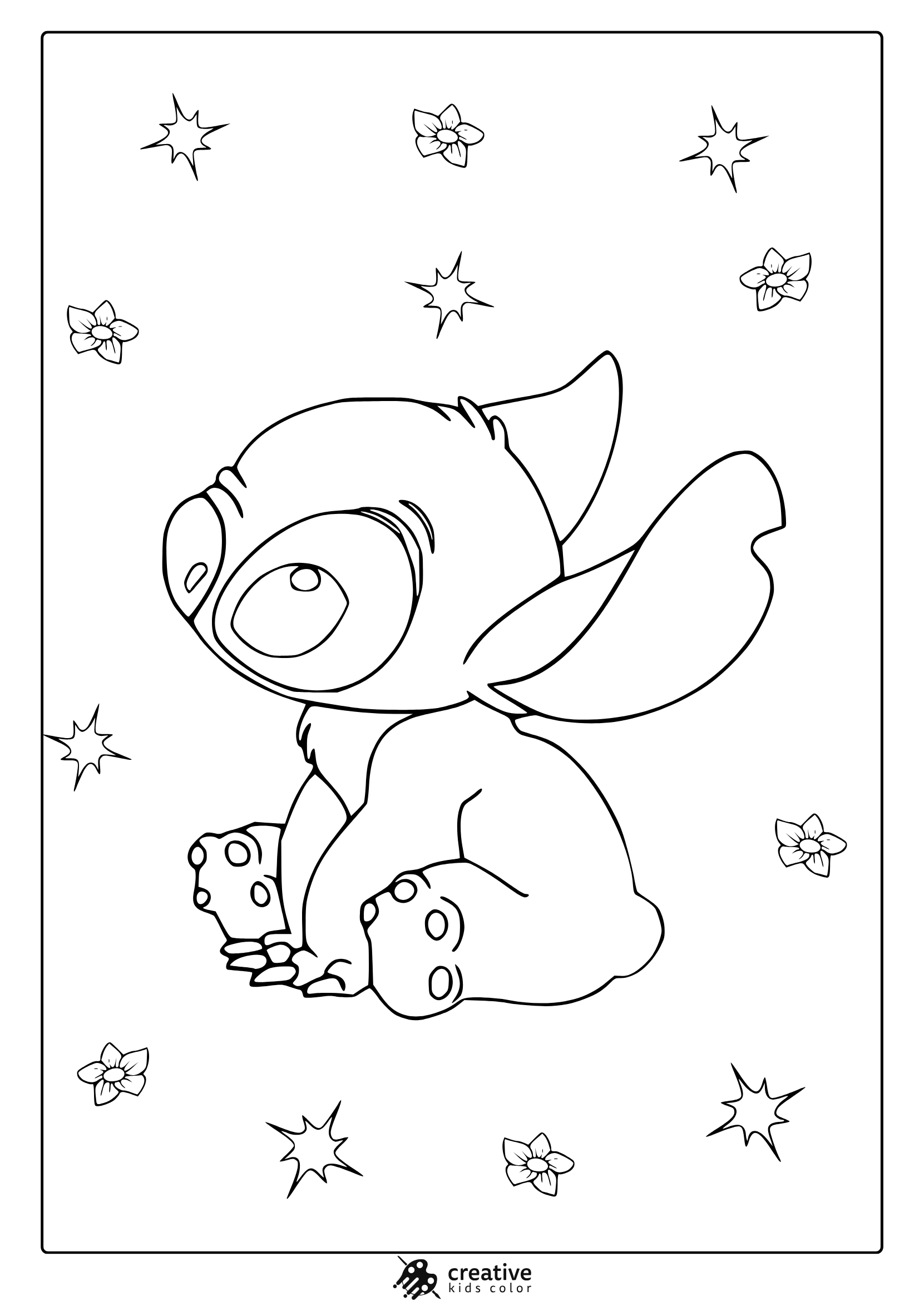 Stitch Disney Coloring Pages