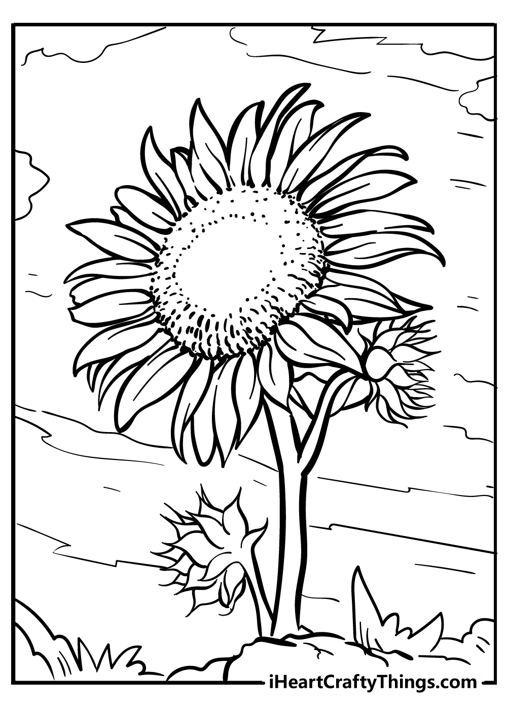 Sunflower Coloring Pages 100 Free Printables 