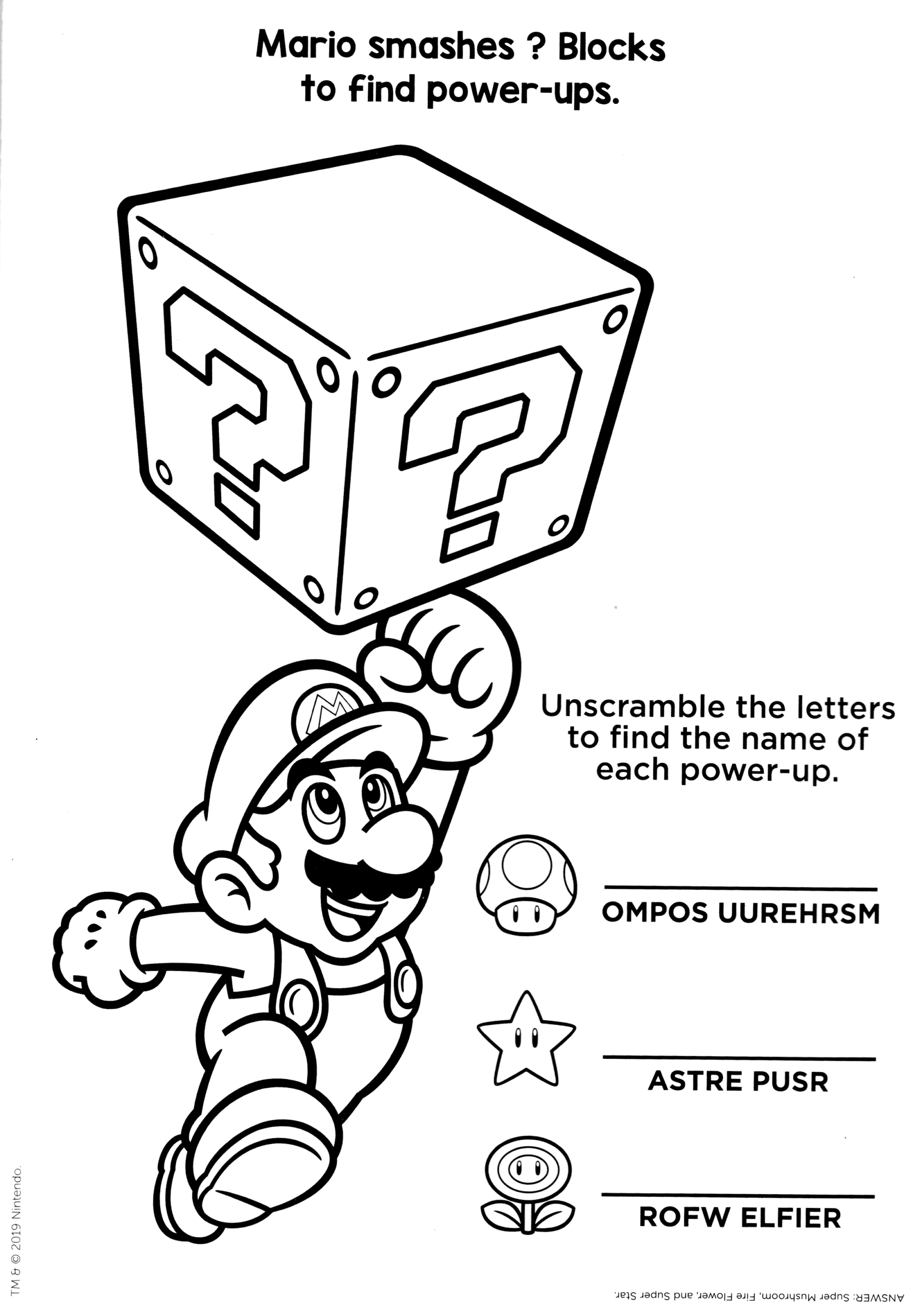 Super Mario Bros Coloring Book Here We Go Nintendo Free Download Borrow And Streaming Internet Archive