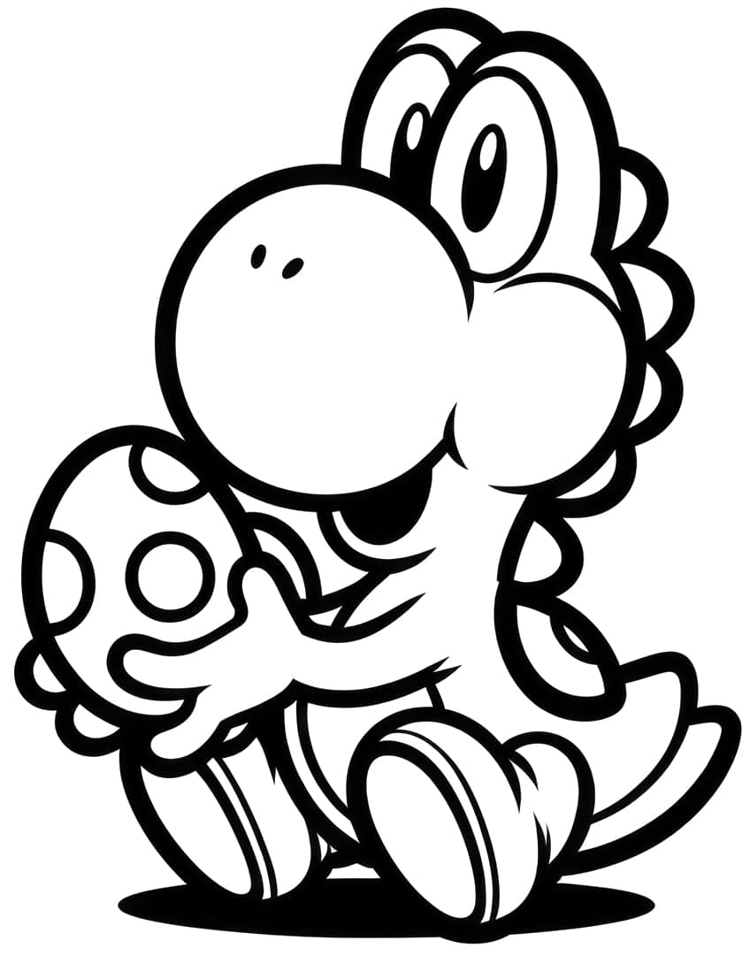 Super Mario Block Coloring Pages