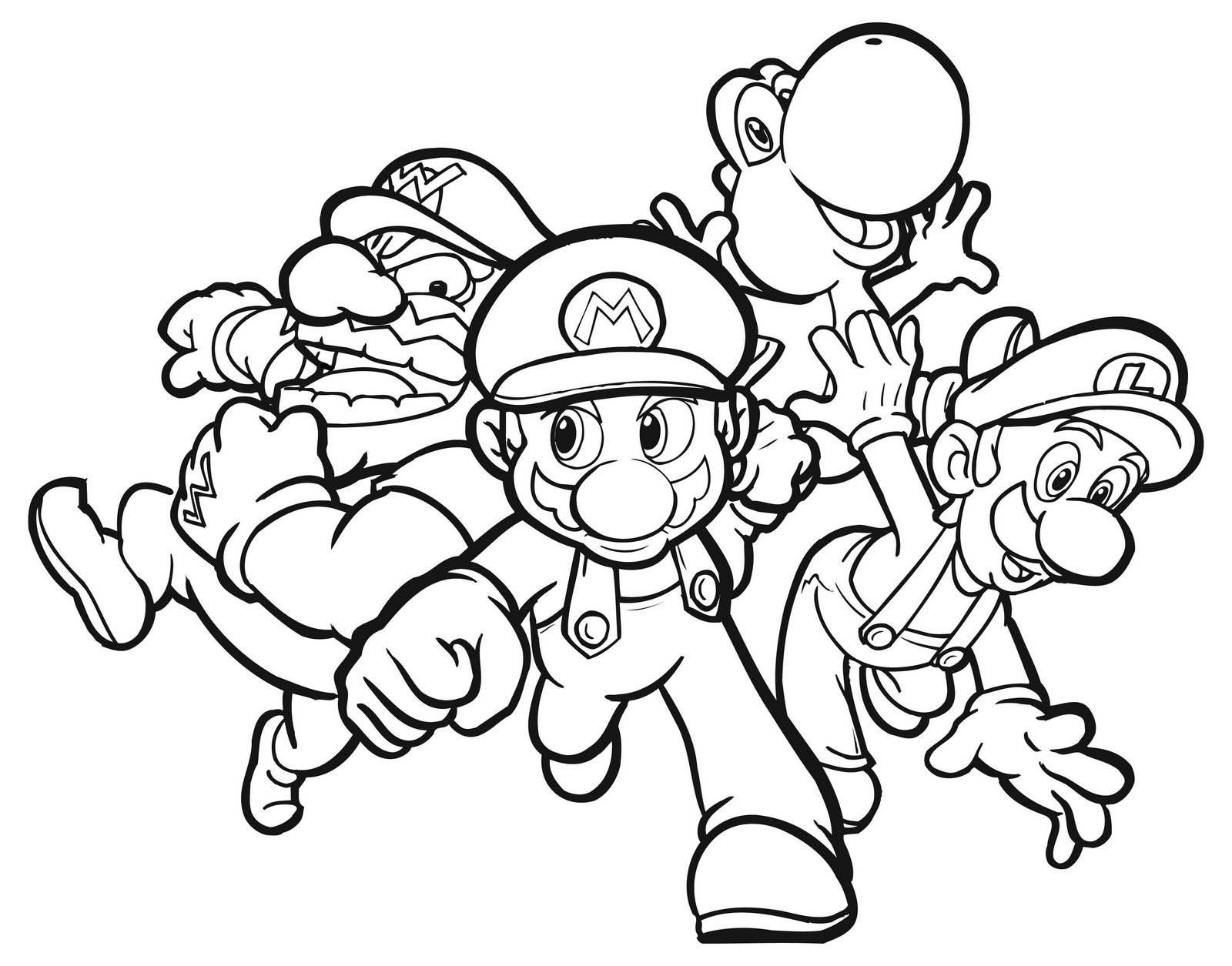 Super Mario Coloring Pages 646833