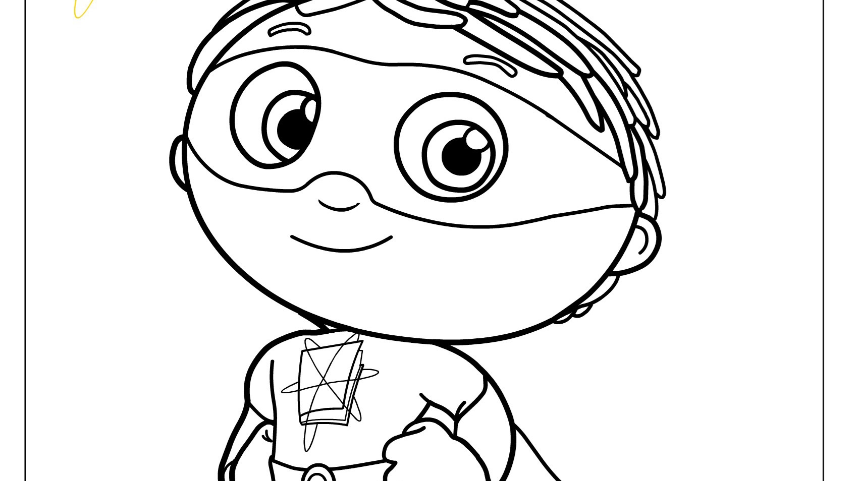 Super Why Costume Coloring Page Kids PBS KIDS For Parents