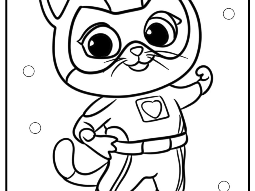 SuperKitties Coloring Pages I Heart Crafty Things