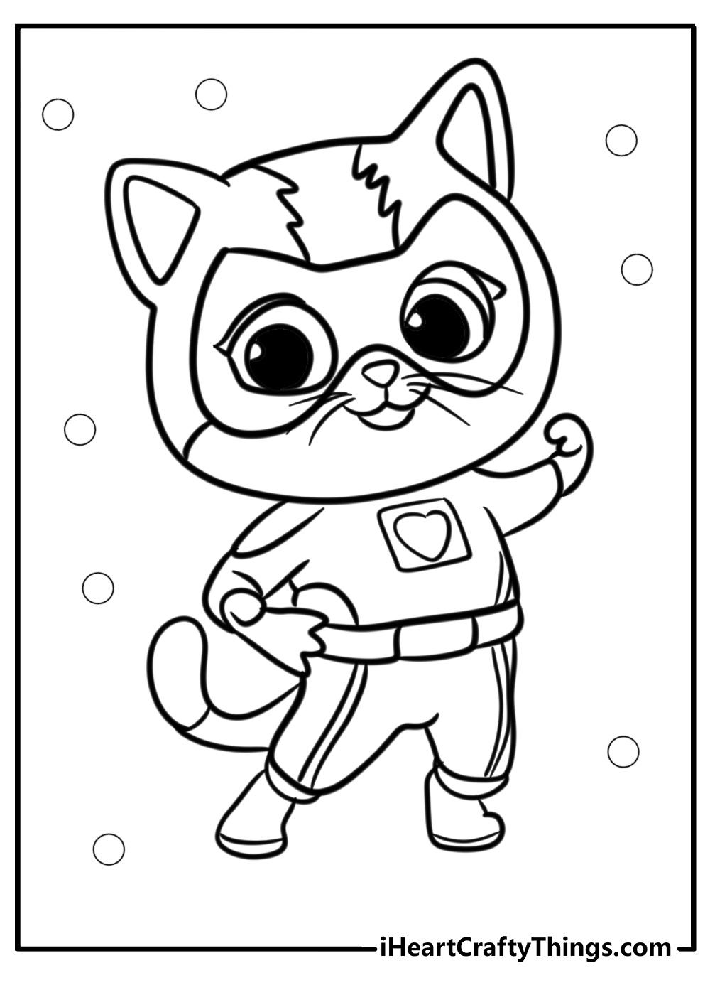 SuperKitties Coloring Pages I Heart Crafty Things