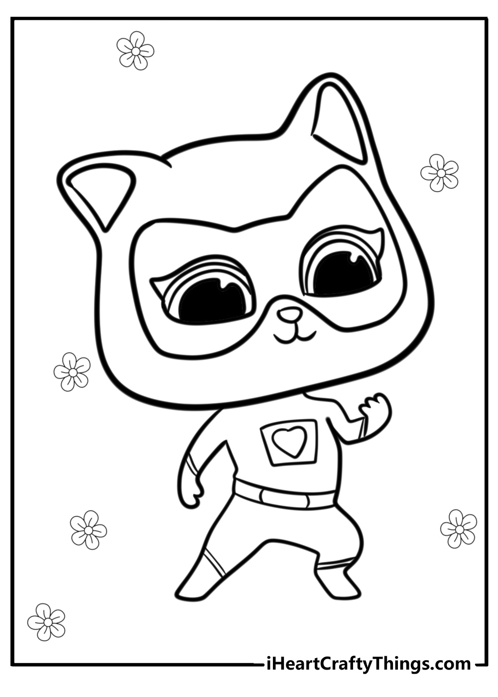 SuperKitties Coloring Pages I Heart Crafty Things